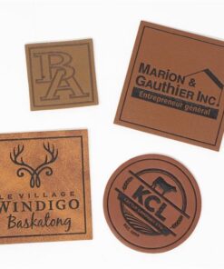 Engraved Leather Patches